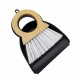 Plastic Dustpan With Wooden Brush